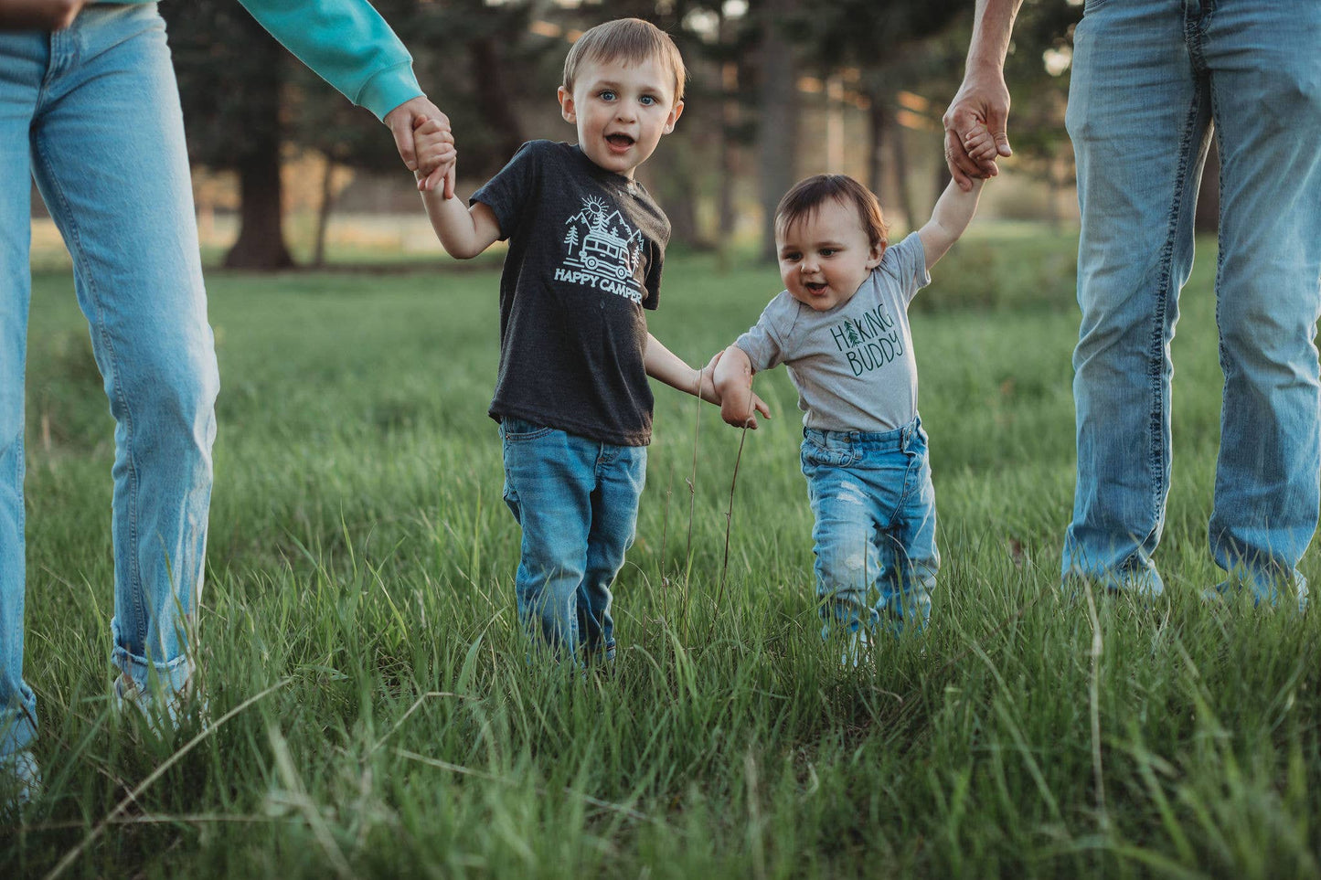 Hiking Buddy Baby Onesie