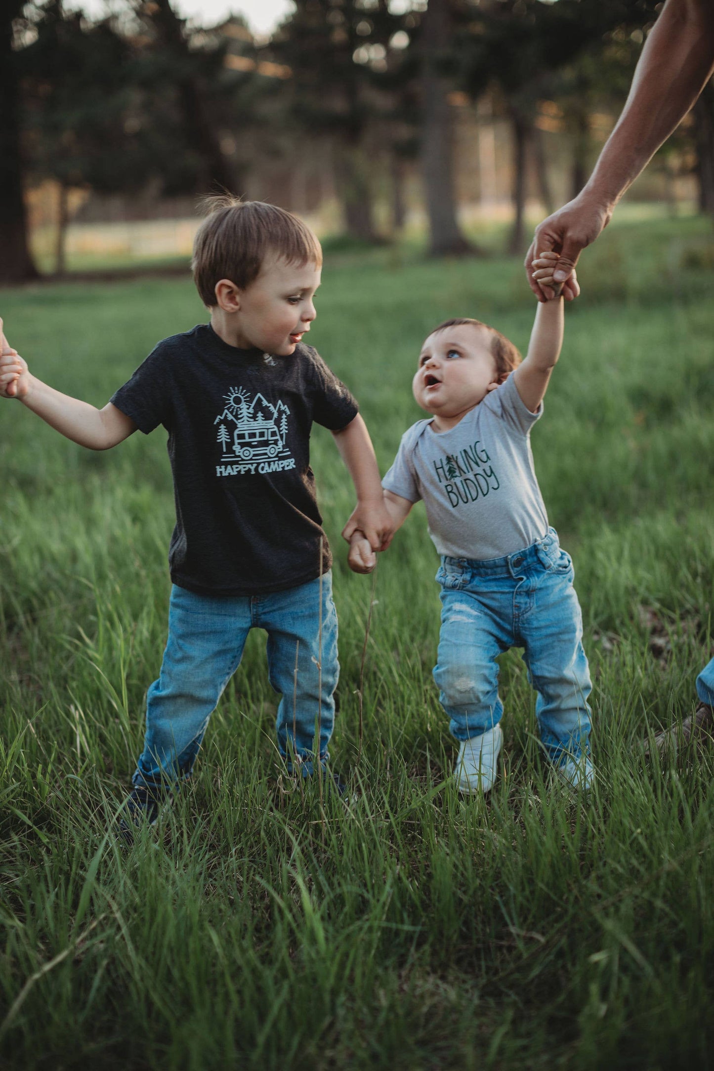 Hiking Buddy Baby Onesie