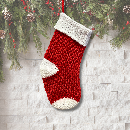 Jumbo Christmas Stocking Crochet Design
