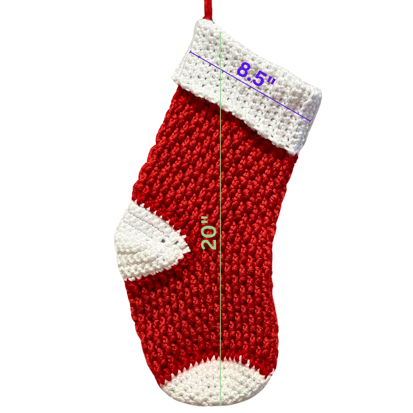 Jumbo Christmas Stocking Crochet Design