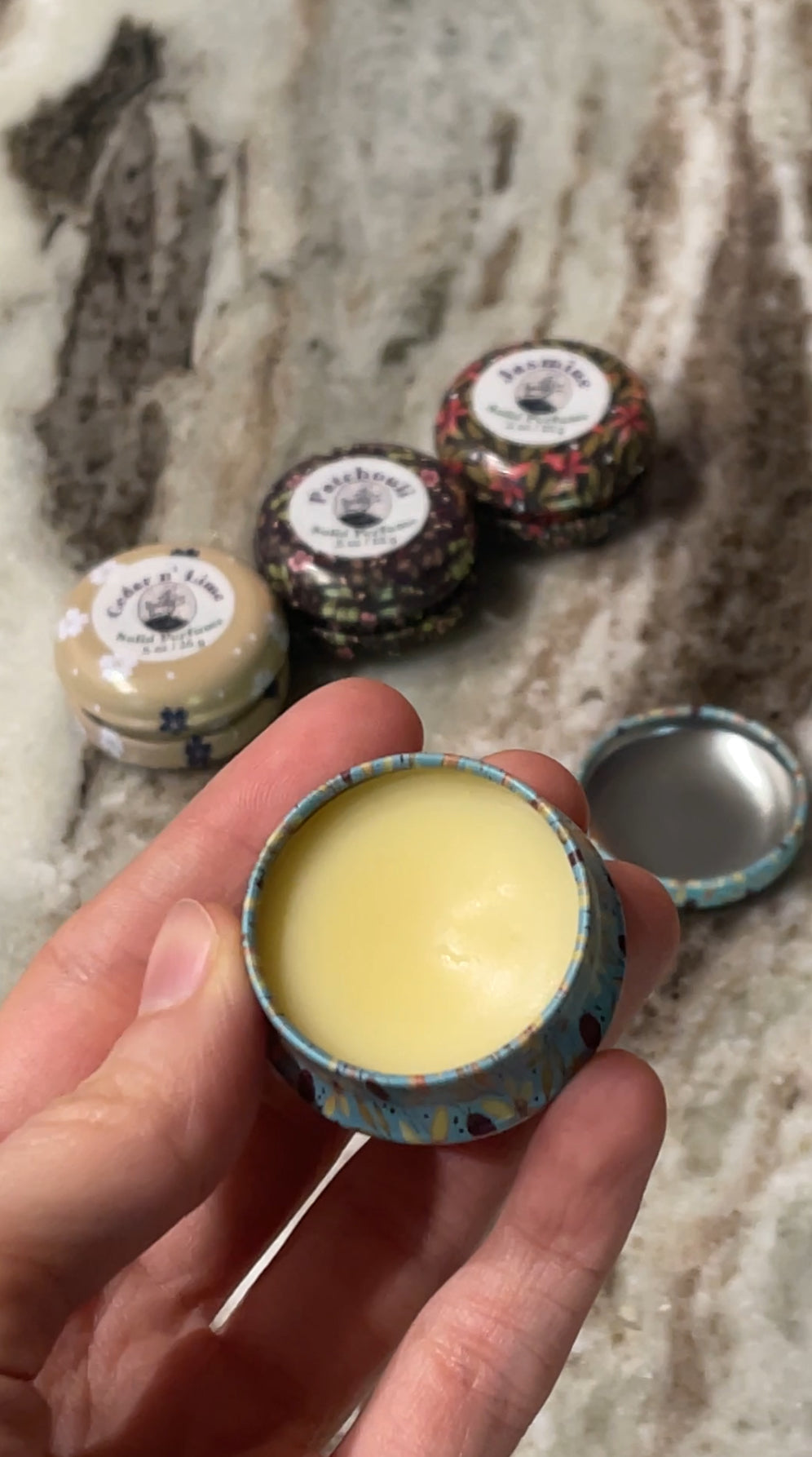 Natural Solid Perfume Single Tin